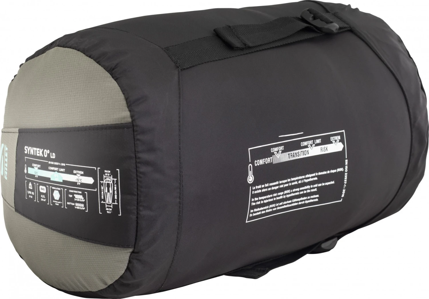 Women's Millet Syntek 0C Grey Blue Sleeping Bag 9 Women's Millet Syntek 0C Grey Blue Sleeping Bag - Image 7