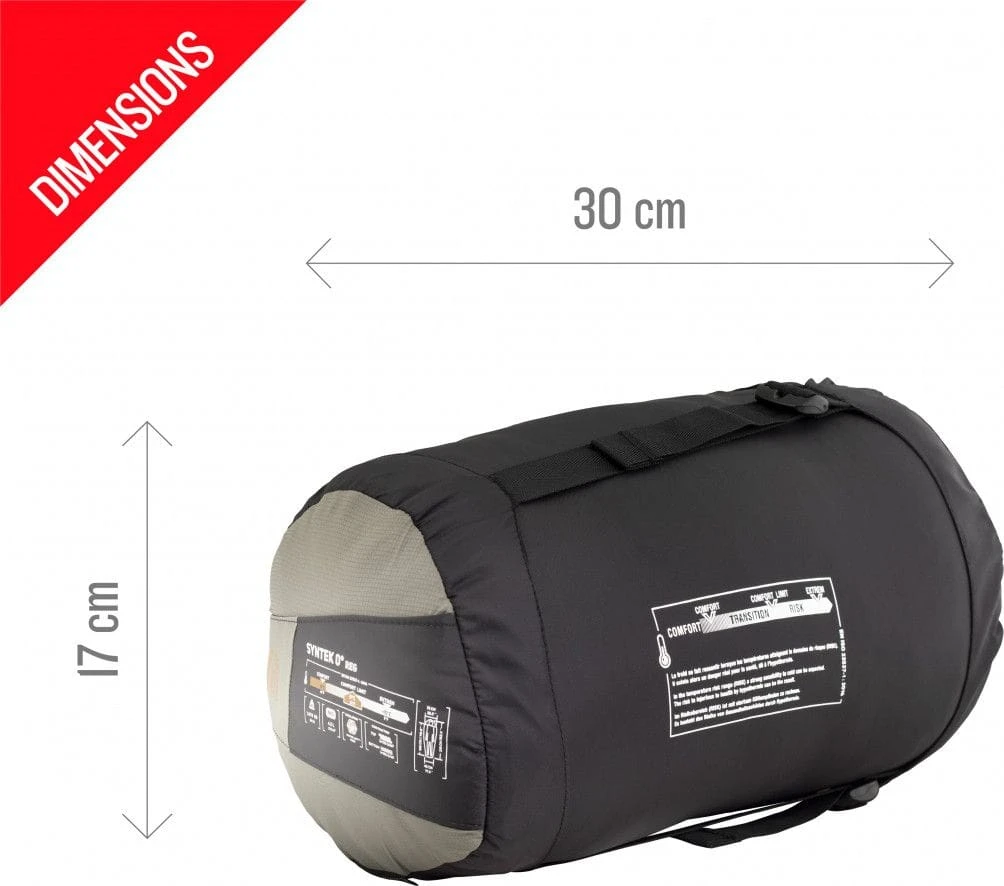 Women's Millet Syntek 0C Grey Blue Sleeping Bag 11 Women's Millet Syntek 0C Grey Blue Sleeping Bag - Image 9