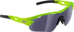 Sports Glasses AZR TOUR RX CRYSTAL GREEN FLUO - GRAY MIRROR