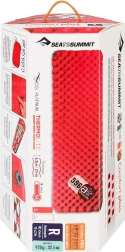Sea To Summit Comfort Plus Insulated Mattress Red -Adventure Wheels 17334505f3a773c2833f0.10286489