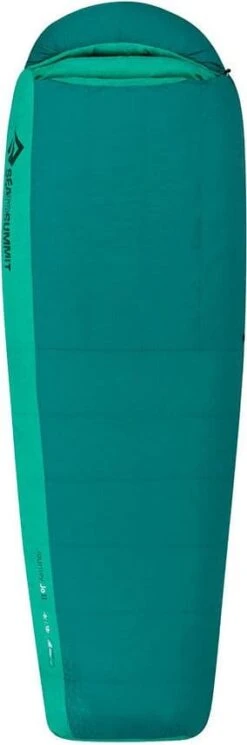 Adventure Wheels 9 Sea To Summit Journey Jo II Womens Sleeping Bag Green Regular Right
