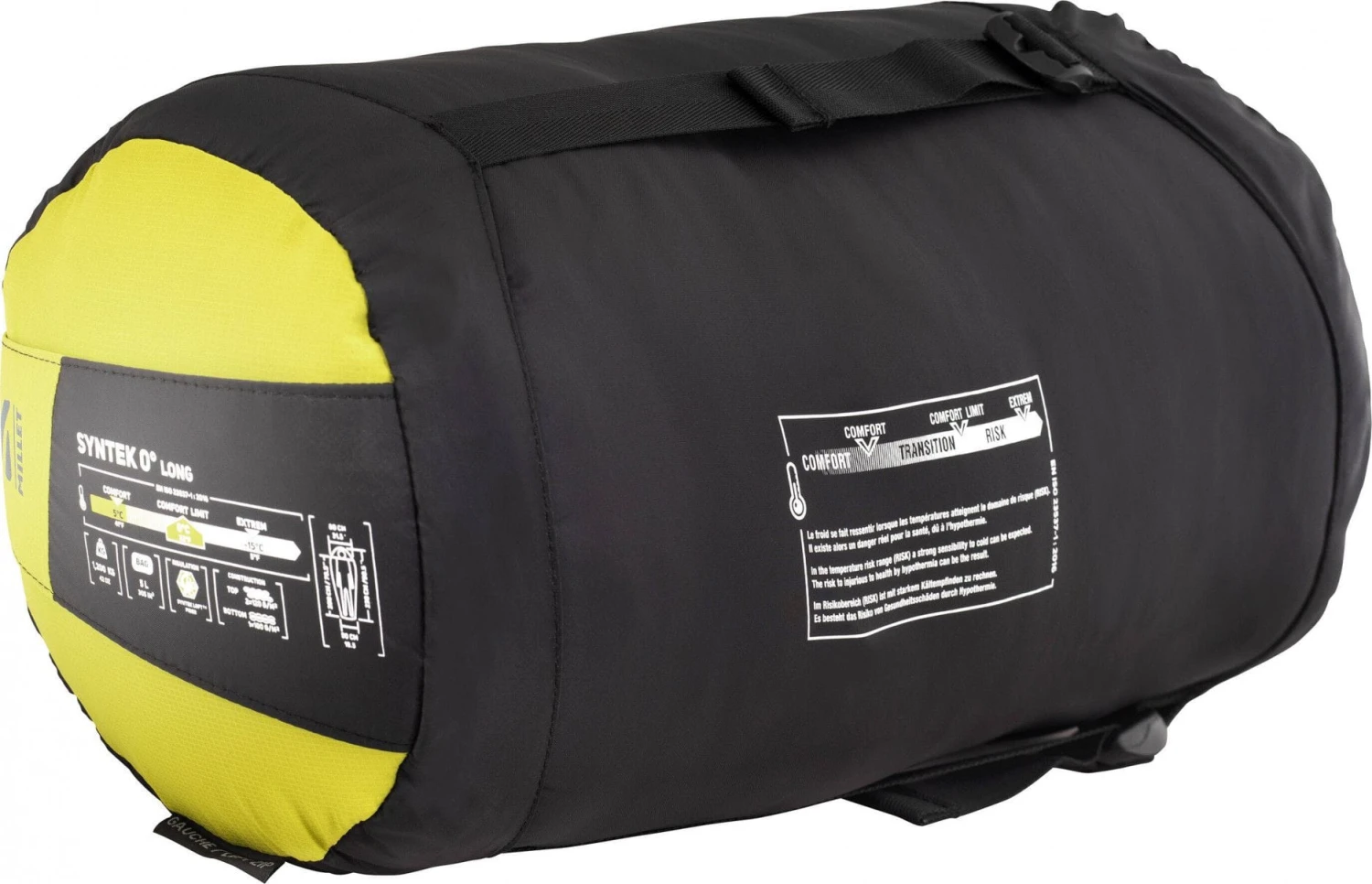 Millet Syntek 0° Long Sleeping Bag Yellow Blue Unisex 5 Millet Syntek 0° Long Sleeping Bag Yellow Blue Unisex - Image 3