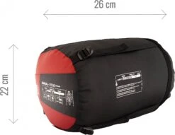 Millet Baikal 1500 Reg Red Unisex Sleeping Bag -Adventure Wheels 218156861b1f351c73012.61321590