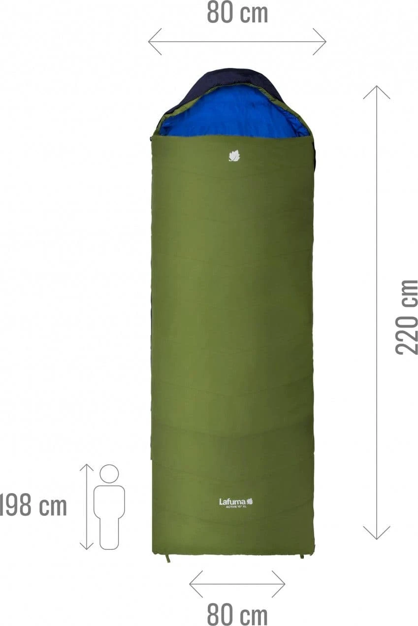 Sleeping Bag Lafuma Active 10° Xl Green Unisex 7 Sleeping Bag Lafuma Active 10° Xl Green Unisex - Image 5